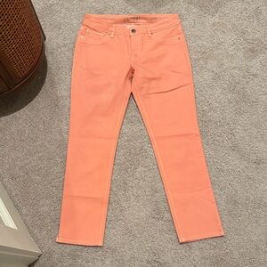 DL1961 Angel Mid-Rise Skinny Coral